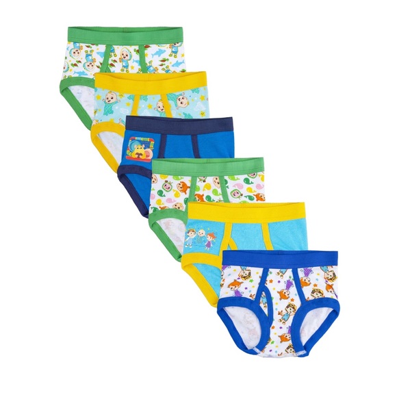 Cocomelon Briefs 6 pack, 4T, NEW - Picture 2 of 7